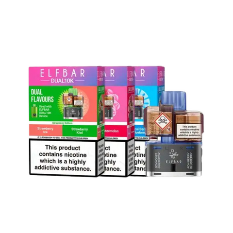 Elf Bar Dual 10K Prefilled Pod + Refill Container