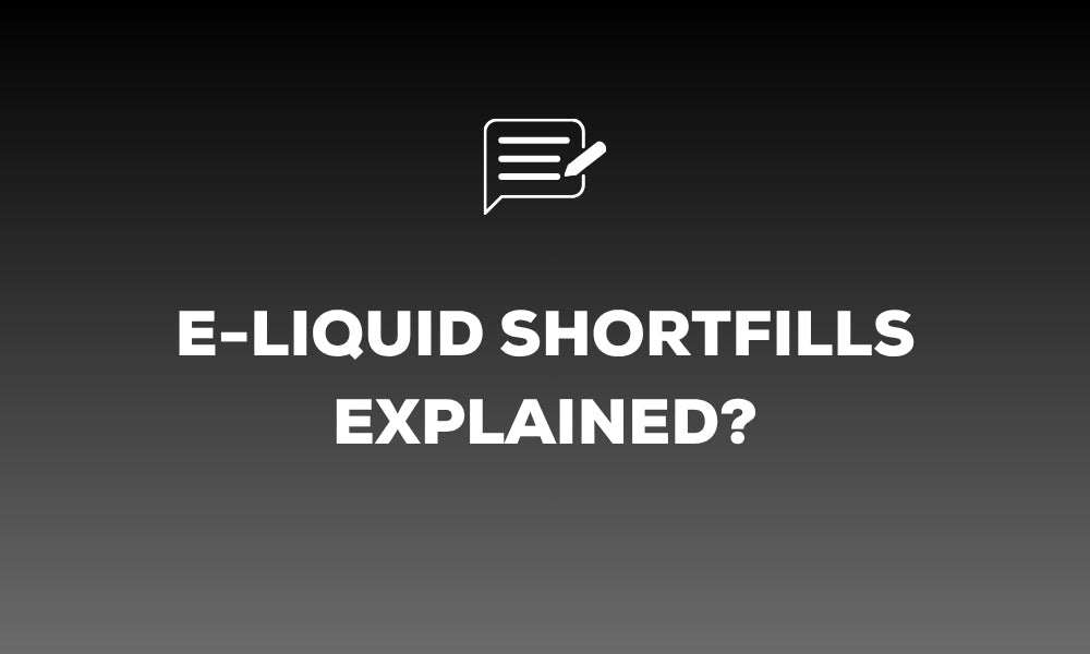 E-Liquid Shortfills Explained: What They Are and How to Use Them
