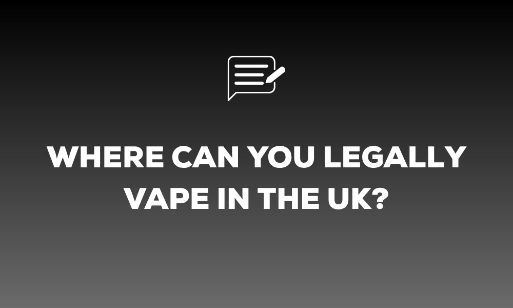 Where Can You Legally Vape in the UK? Public Places, Transport and Work Rules