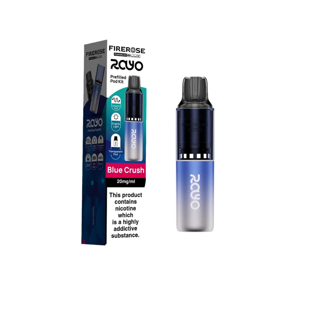 vaping in the uk Elux Firerose Rayo 600