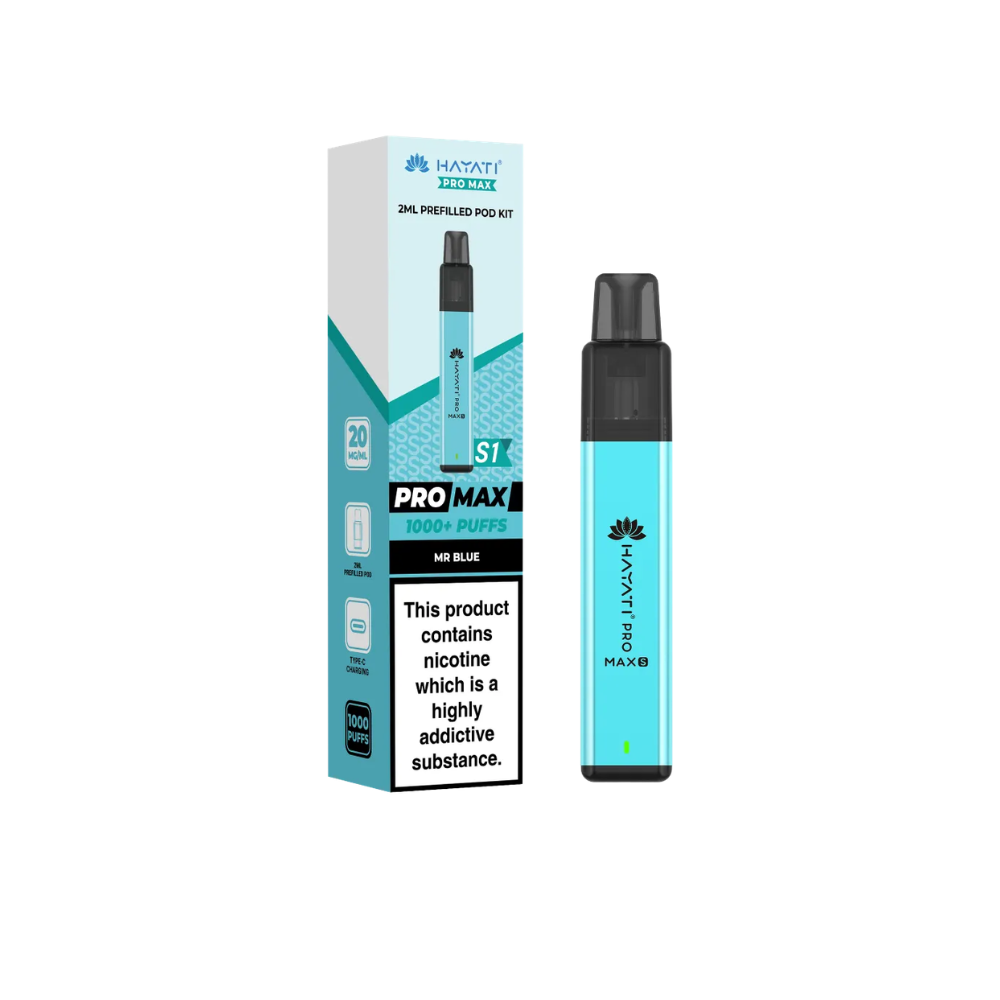 Hayati Pro Max S1 1000 Prefilled Pod Kit | UK Legal