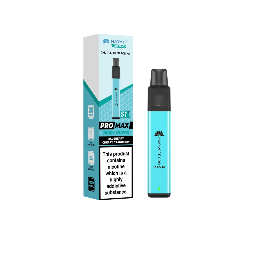 Hayati Pro Max S1 1000 Prefilled Pod Kit | UK Legal