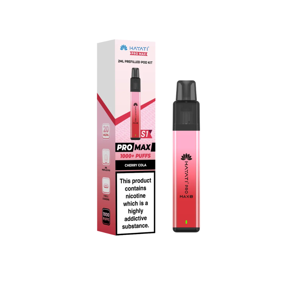 Hayati Pro Max S1-1000 Prefilled Pod Kit