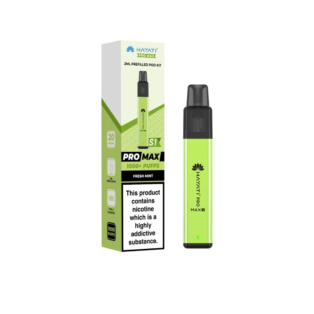 Hayati Pro Max S1-1000 Prefilled Pod Kit