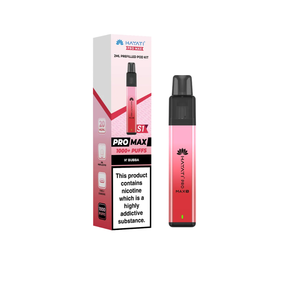 Hayati Pro Max S1-1000 Prefilled Pod Kit