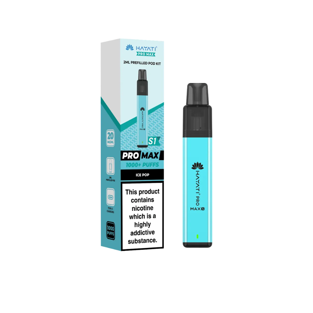 Hayati Pro Max S1-1000 Prefilled Pod Kit