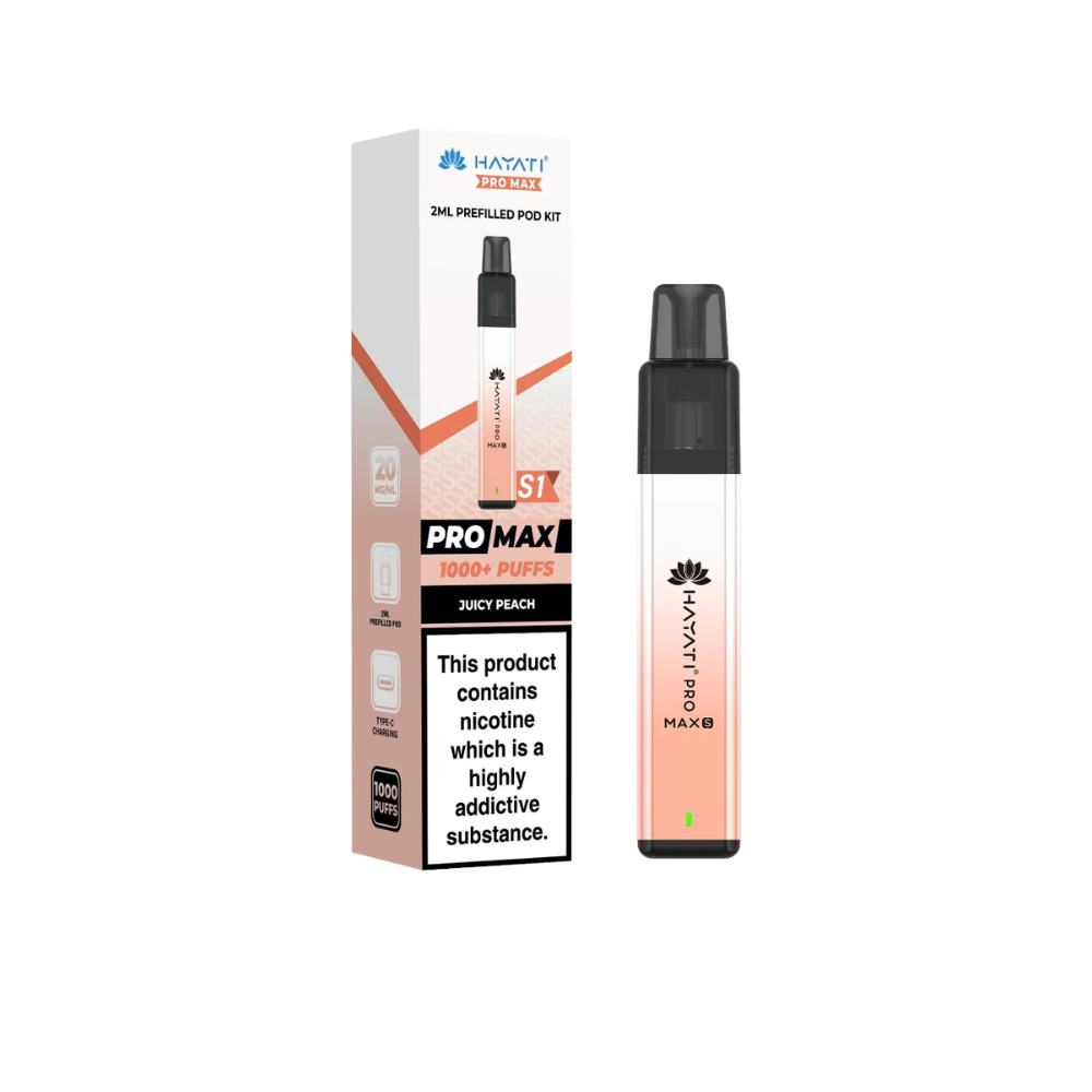 Hayati Pro Max S1-1000 Prefilled Pod Kit