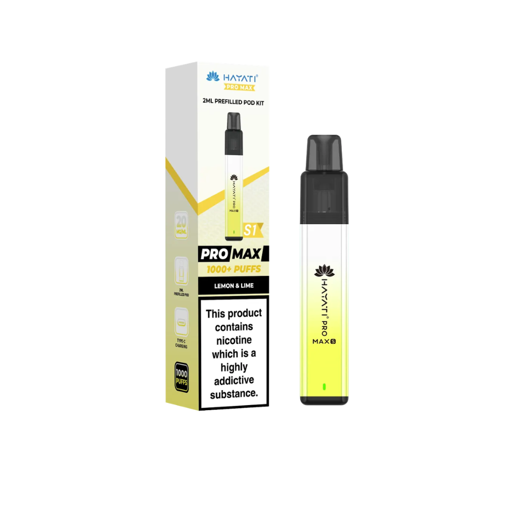 Hayati Pro Max S1-1000 Prefilled Pod Kit
