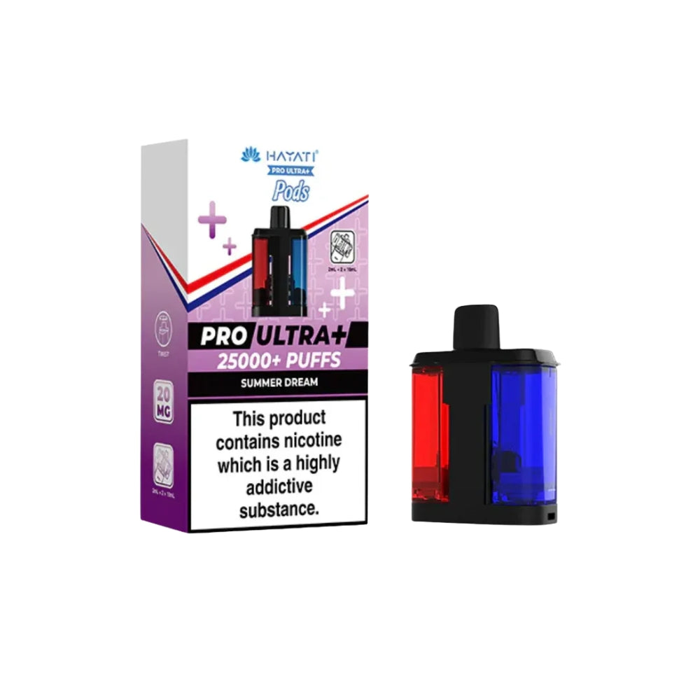 Hayat Pro Ultra 25K Replacement Prefilled Pods