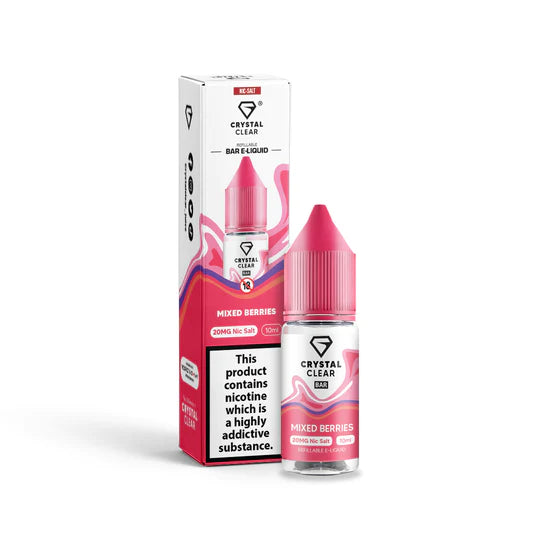 Crystal Clear 10ml Nic Salt E-Liquid